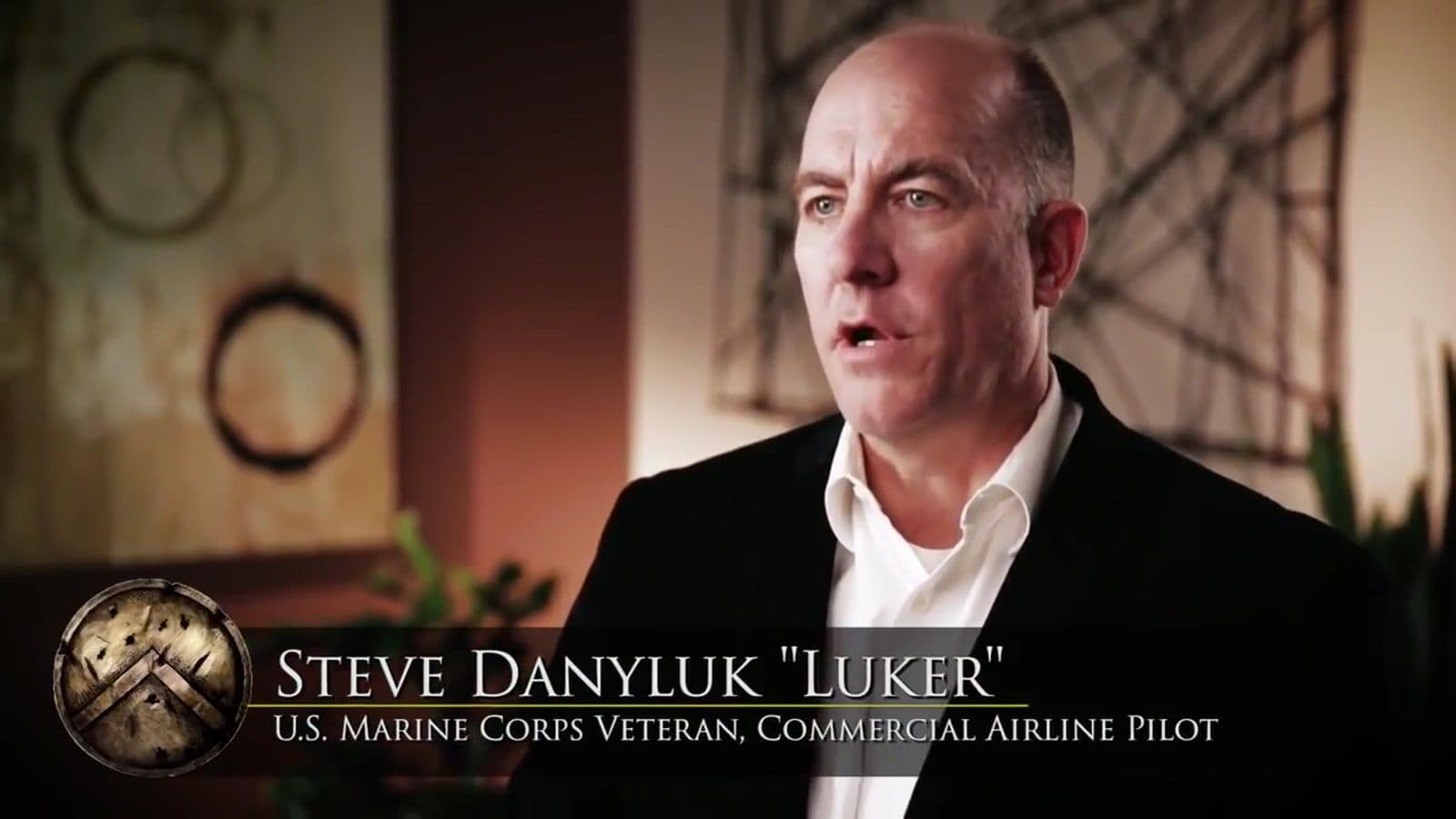 Steve Danyluk "Luker," U.S. Marine Corps veteran, in the Foundation documentary